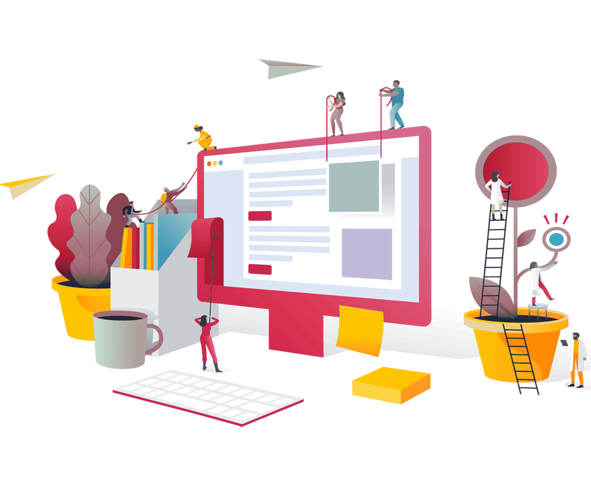 Web Design personalizat comunicare vizuală online