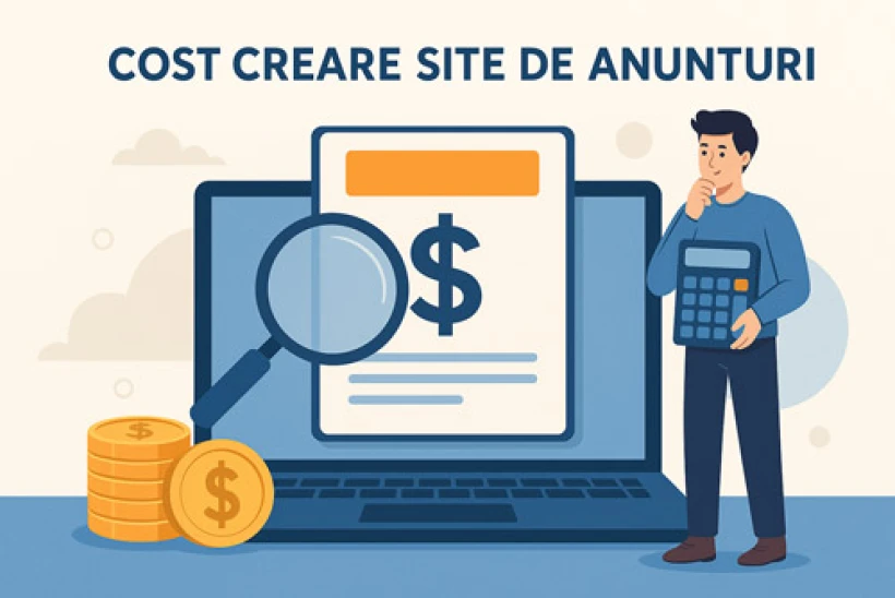 Cost creare site de anunțuri: parametrii care influențează prețul