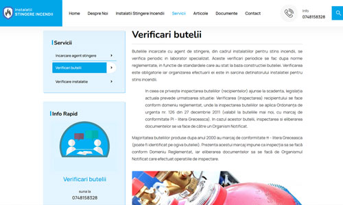 Instalații Stingere Incendii